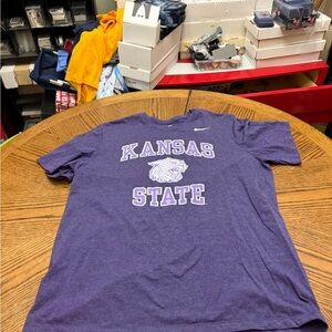 Nike Kansas State Vintage Inspired Deep Purple T-Shirt